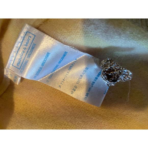 Girls Size 12Y Nicholas & Bears Pink Bows 100% Cashmere Cardigan Sweater - Picture 2 of 4